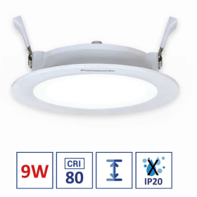 Đèn led âm trần 9w ánh sáng vàng Panasonic NNP72272 Neo Slim