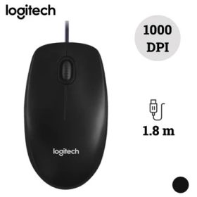 Chuột có dây USB giá rẻ, tốt Logitech chính hãng