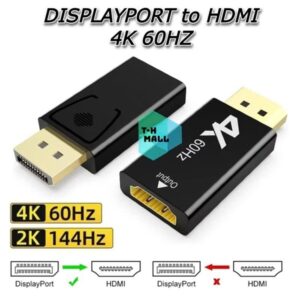 Đầu chuyển Display port sang HDMI 60hz