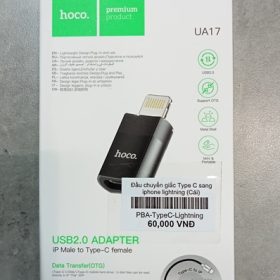 Đầu chuyển giắc Type C sang iphone lightning