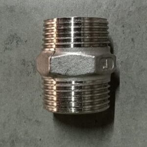 Nối 2 đầu ren ngoài 34 iNox