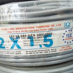 Dây bọc tròn 2x1.5 TLC