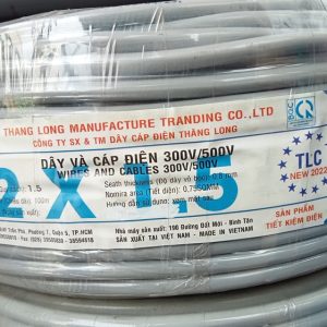 Dây bọc tròn 2x1.5 TLC