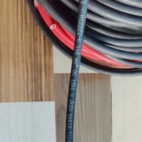 Dây solar 1x6 đen Leader