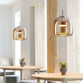 Đèn thả thủy tinh D220xC900 LED