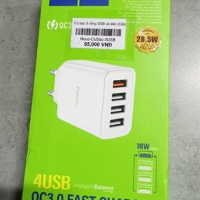 Củ sạc 4 cổng USB 28w sạc nhanh