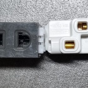 Ổ đơn 2 chấu màu đồng ZL Sino
