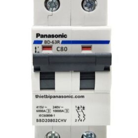MCB 2P-80A 10kA Panasonic