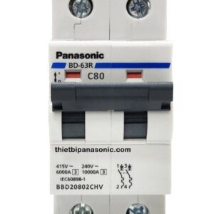 MCB 2P-80A 10kA Panasonic
