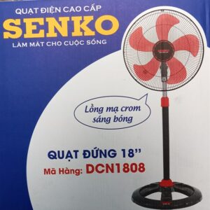 Quạt đứng CN D45 lồng mạ crom Senko (2c/th) (1808)