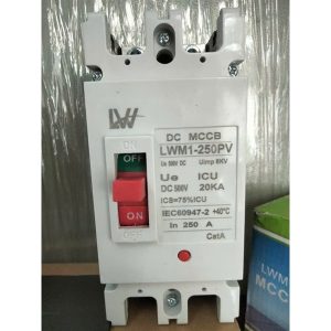 MCCB 2P-250A (Icu20kA) DC 500v