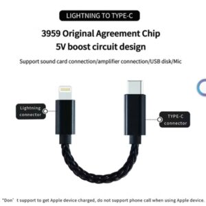 Cáp OTG Type C sang iphone lightning