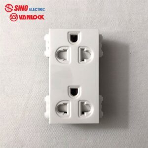 Ổ đôi 3 chấu S18CC (20c/h) Sino