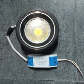 Led âm trần 7w COB sơn đen a/s trắng