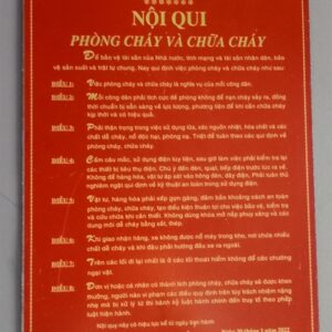 Nội quy phòng cháy chữa cháy 46x33
