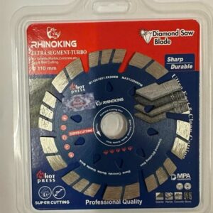 Lưỡi cắt gạch tường, bê tông (1.8mm) D110 lỗ 10 Rhinoking