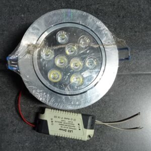 Led mắt ếch âm trần 9w a/s trắng
