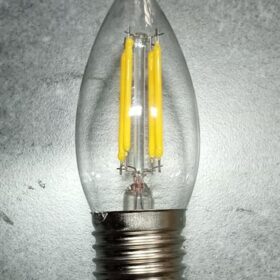 Bóng nến E27 4w a/s vàng Dimmable