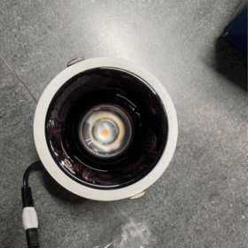 Led âm trần 10w a/s trung tính D90 60D chóa đen DMLight