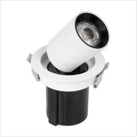 Led spotlight 8w a/s trung tính D75 24D vỏ trắng DMLight