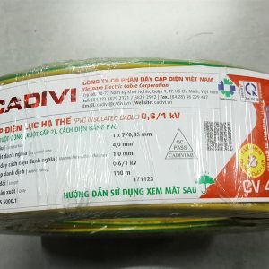 Dây đơn 1x4 tiếp địa Cadivi