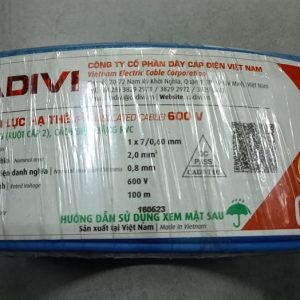 Dây đơn 1x2.0 xanh Cadivi