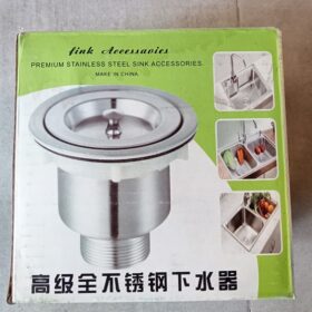 Bộ xả (đầu chén) nhỏ lỗ 90, phủ bì110 inox