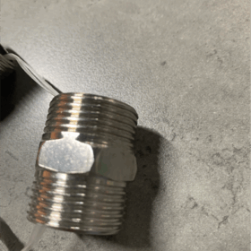 Nối 2 đầu ren ngoài 27 iNox