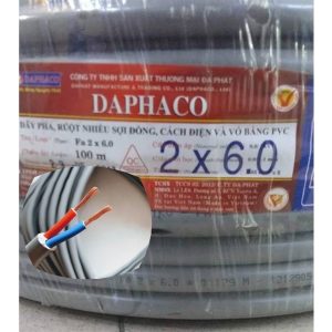 Dây bọc tròn 2x6 Daphaco