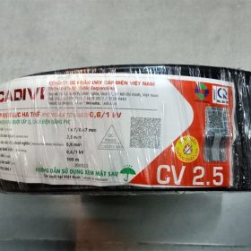 Dây đơn 1x2.5 đen Cadivi