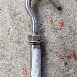 Tắc kê móc thép M8 mạ Inox 304 chịu 170kg