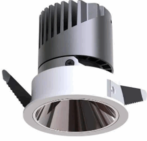 Led spotlight 10w a/s trung tính D90 36D chóa đen DMLight