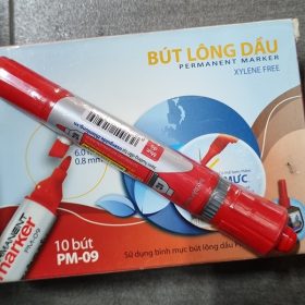 Bút lông 2 đầu đỏ Thiên Long (viết lông)
