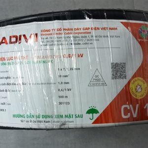Dây đơn 1x10 đen Cadivi