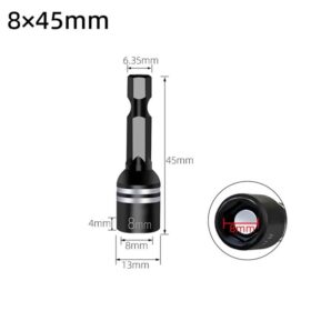 Đầu bắn vít lục giác 8mm dài 4.5cm