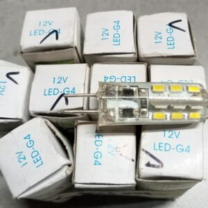 Led ghim G4 3w 12v a/s vàng