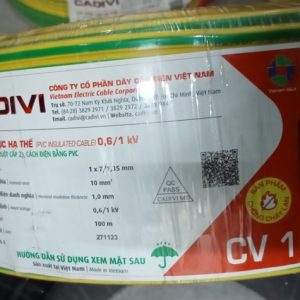 Dây đơn 1x10 tiếp địa Cadivi