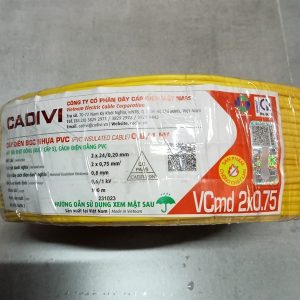 Dây súp đôi 2x0.75 (2x24/0.2) Cadivi
