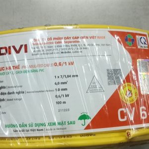 Dây đơn 1x6 vàng Cadivi