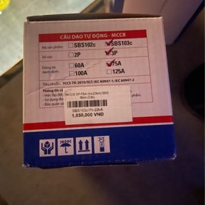 MCCB 3P-75A (Icu22kA) SBS Sino